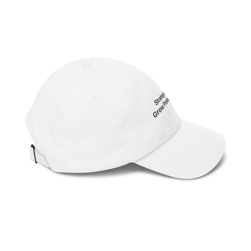 Strategic Priority: Grow Product Backlog. | Classic Dad Cap (White)