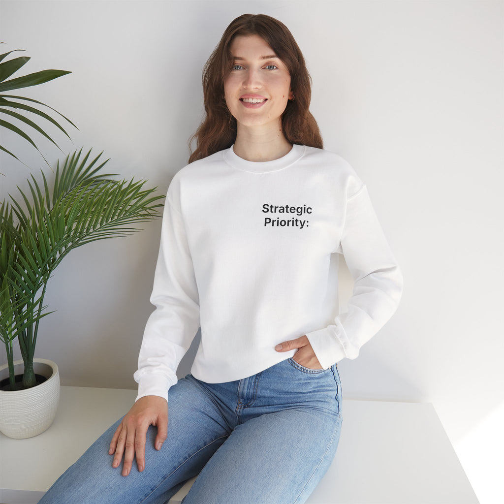 Strategic Priority: Grow Product Backlog. | Premium Crewneck Sweatshirt - Unisex