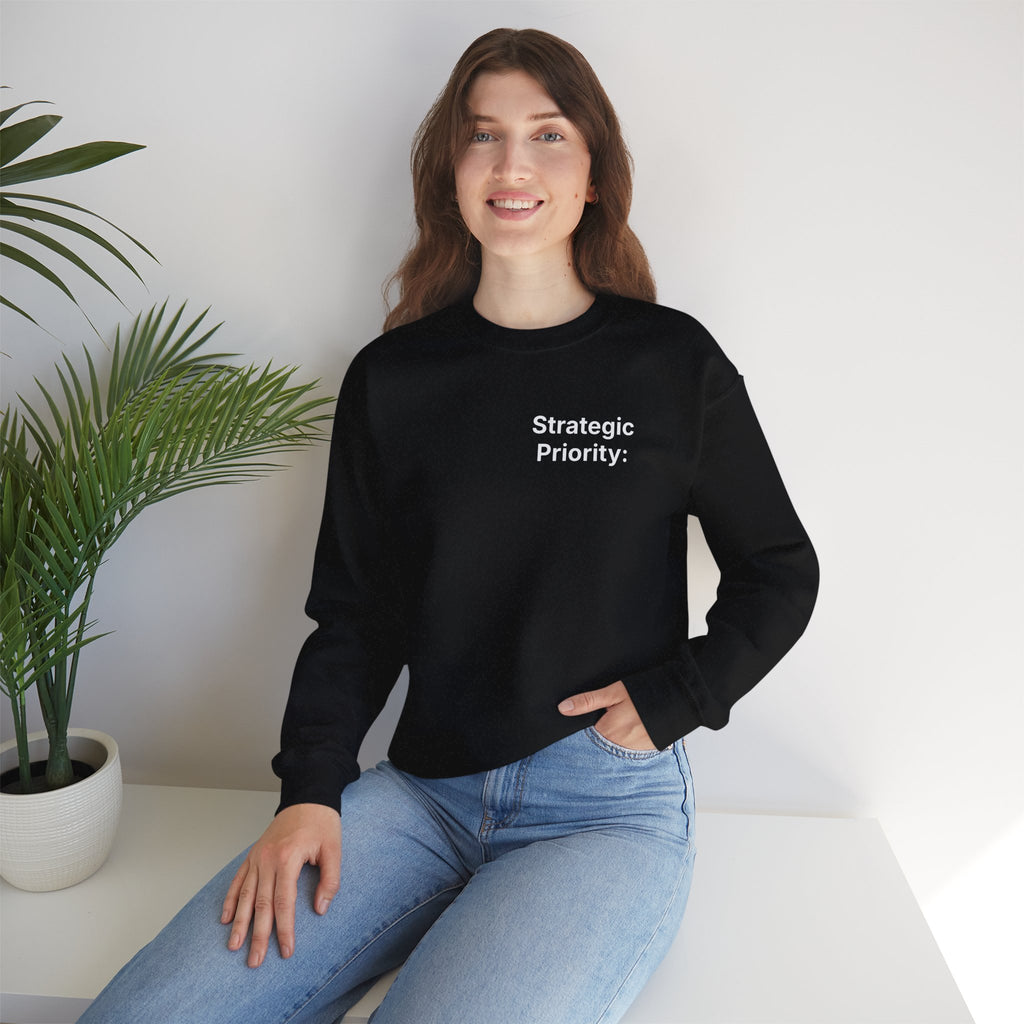 Strategic Priority: Grow Product Backlog. | Premium Crewneck Sweatshirt - Unisex