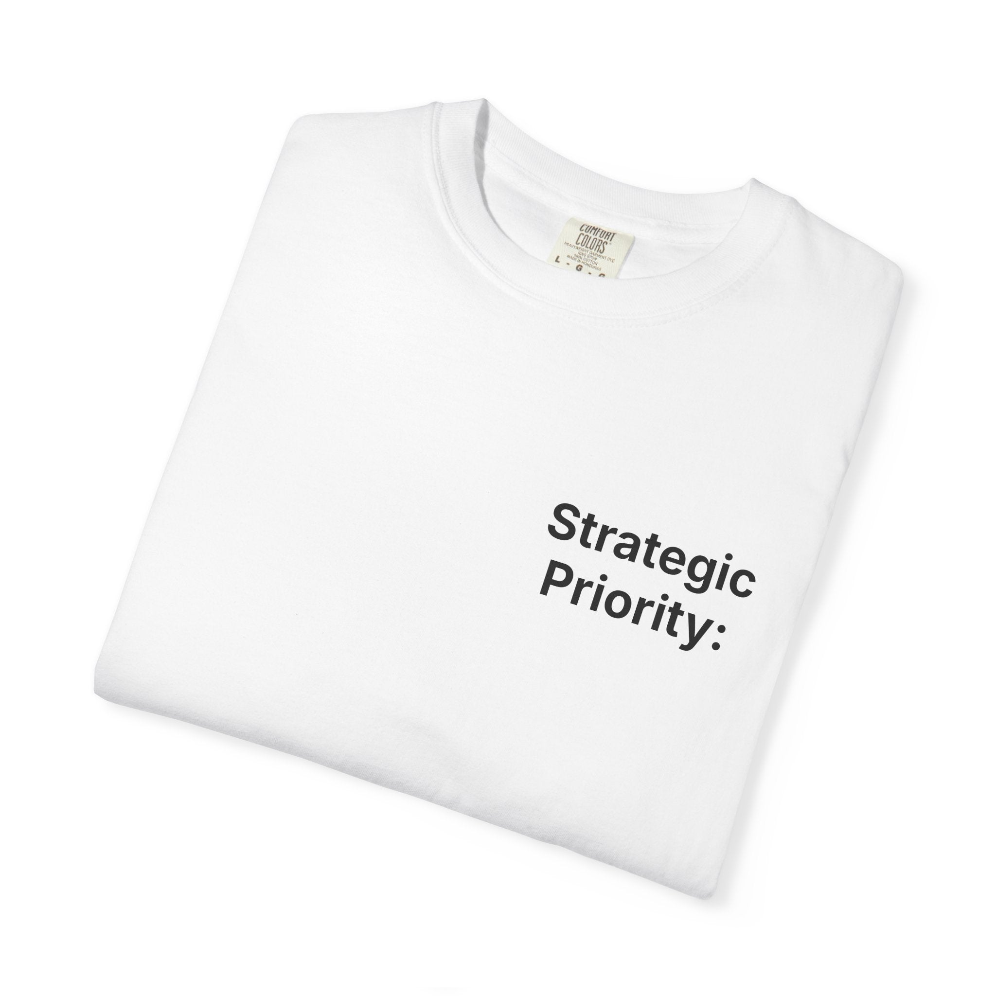 Strategic Priority: Scale Chaos. | Garment-Dyed T-Shirt - Unisex