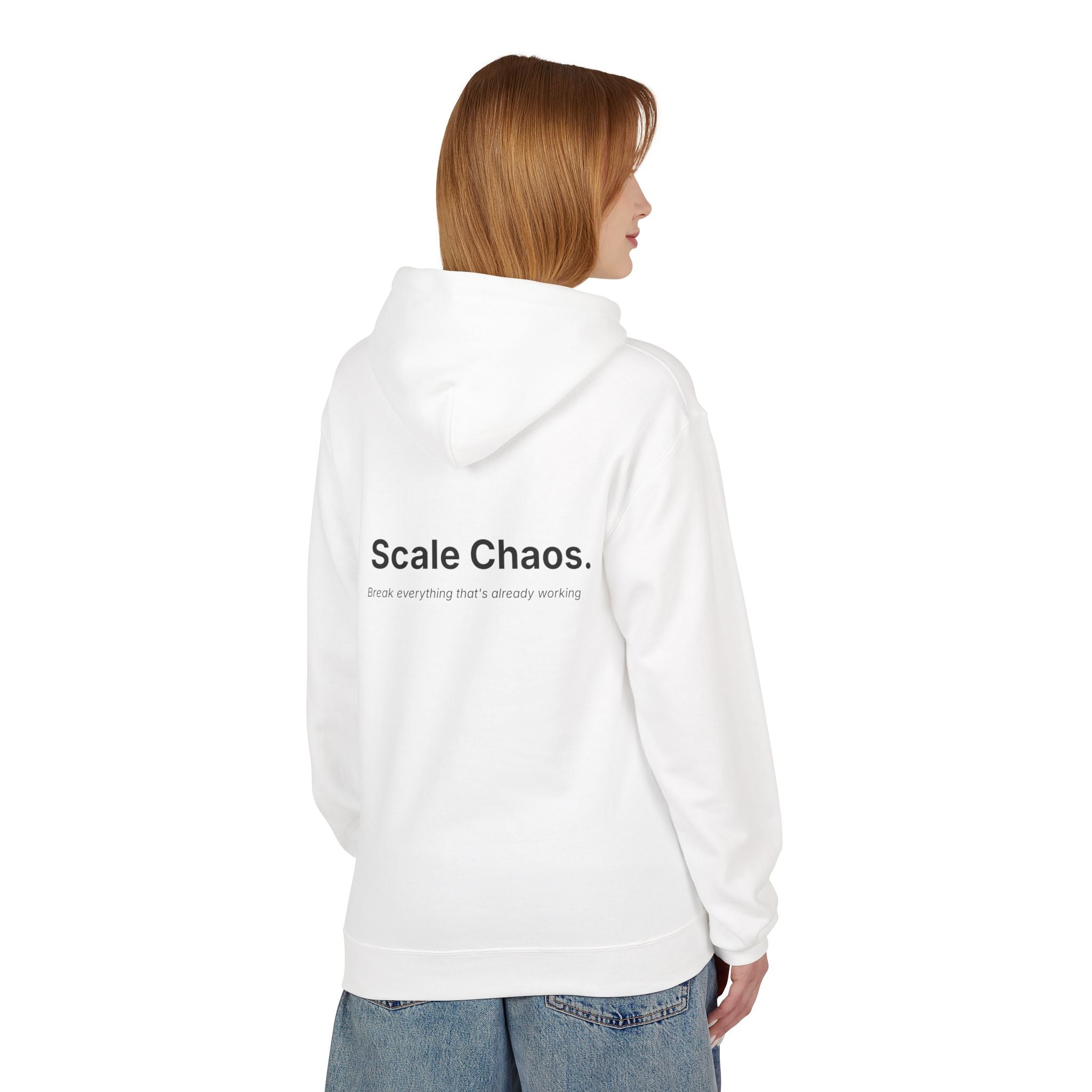 Strategic Priority: Scale Chaos. | Premium Fleece Hoodie - Unisex